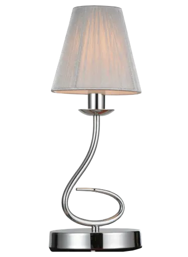 [3416143] MODIKA tafellamp 1x E14 Chroom/witte kap