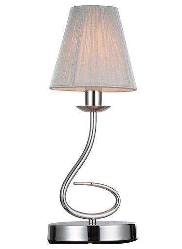 [3416143] MODIKA tafellamp 1x E14 Chroom/witte kap
