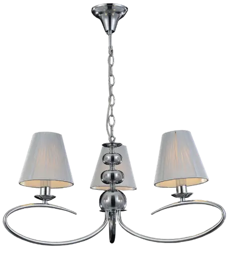 [3416144] MODIKA luster 3x E14 Chroom/witte kap