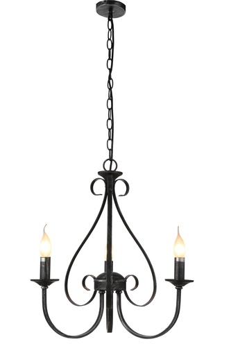 [3416184] MARQUIS luster 3x E14 antiek zwart