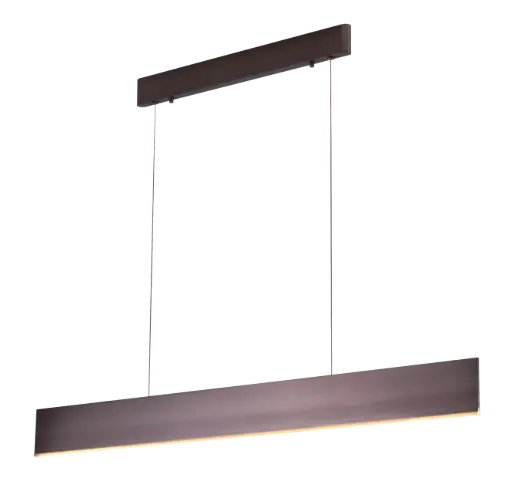 [3300683] PURE LED pendel lang 120cm 26W brons