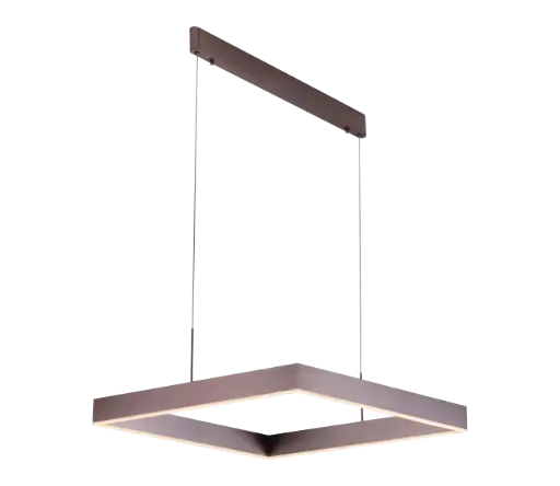 [3300689] PURE LED pendel vierkant 31W brons