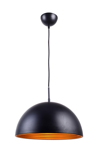 [3410130] BALIN pendel 1xE27 zwart/goud
