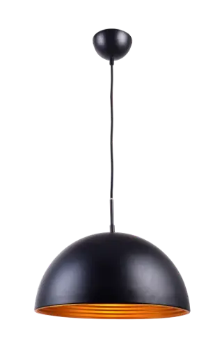 [3410130] BALIN pendel 1xE27 zwart/goud