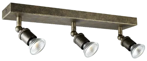 [4014003] STUGA square 3xGU10 glazen dimbare 5W LED incl.