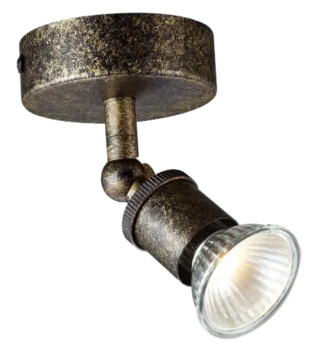 [4014005] STUGA round 1xGU10 glazen dimbare 5W LED incl.