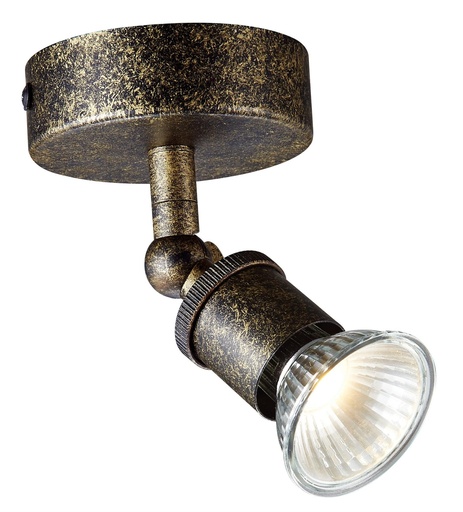 [4014005] STUGA round 1xGU10 glazen dimbare 5W LED incl.