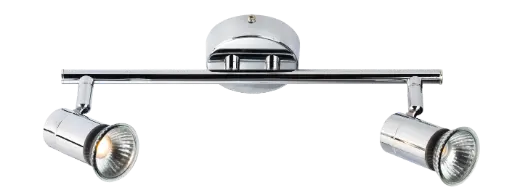 [3427191] RIVERA 2xGU10 5W dimbare LED Chroom IP44