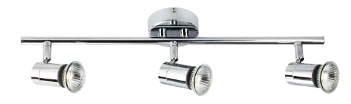 [3427193] RIVERA 3L bar GU10 5W LED dimmable shiny chrom IP44