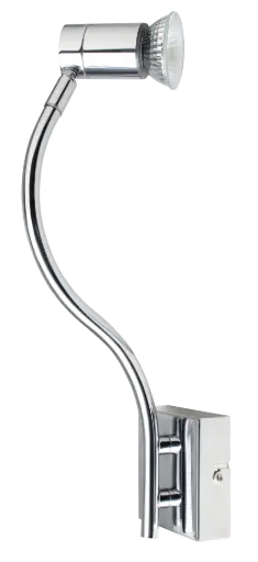 [3427196] RIVERA 1L panel GU10 5W LED dimmable shiny chrom IP44