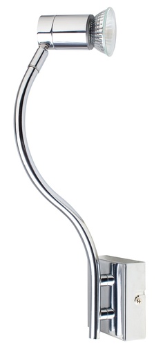 [3427196] RIVERA 1xGU10 5W dimbare LED Chroom IP44_3427196