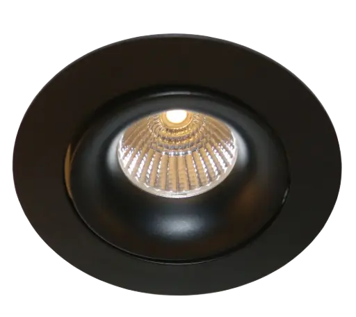 [8202570] TETIZ inbouwspot GU10 zwart 30° richtbaar 70mm