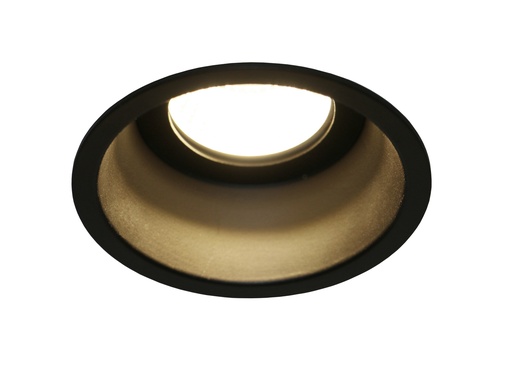 [8202572] TETIZ inbouwspot deep design GU10 zwart 75mm
