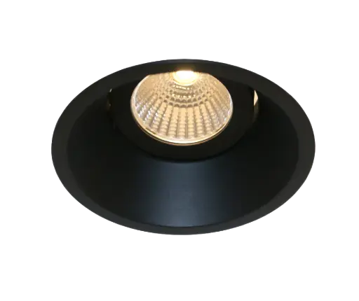[8202573] TETIZ inbouwspot deep design GU10 zwart 30° richtbaar 90mm