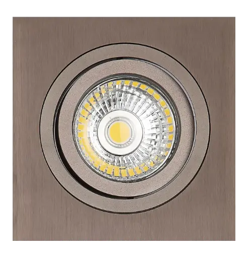 [4014025] ZOOM I inbouwspot brons 1x 5W LED GU10 dimbaar incl.