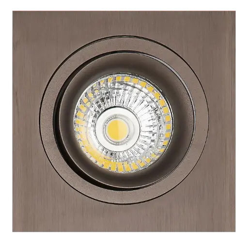 [4014045] ZOOM II inbouwspot brons 1x 5W LED GU10 dimbaar incl.