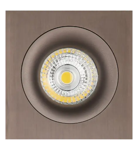 [4014065] ZOOM III inbouwspot brons 1x 5W LED GU10 dimbaar incl.
