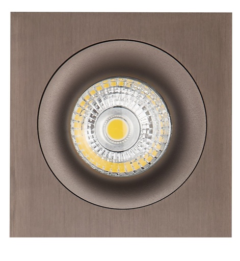 [4014065] ZOOM III inbouwspot brons 1x 5W LED GU10 dimbaar incl.
