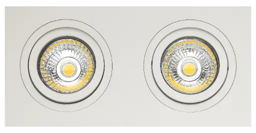 [4014016] ZOOM I inbouwspot wit 2x 5W LED GU10 dimbaar incl.
