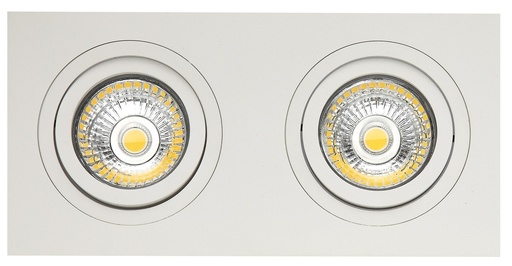 [4014016] ZOOM I inbouwspot wit 2x 5W LED GU10 dimbaar incl.