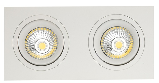 [4014036] ZOOM II inbouwspot wit 2x 5W LED GU10 dimbaar incl.