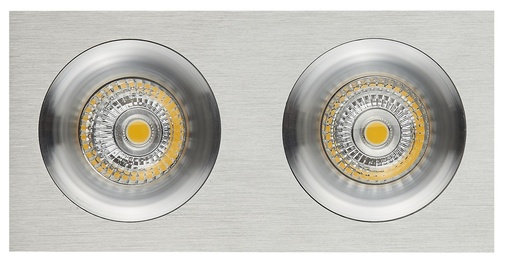 [4014051] ZOOM III inbouwspot ALU 2x 5W LED GU10 dimbaar incl.