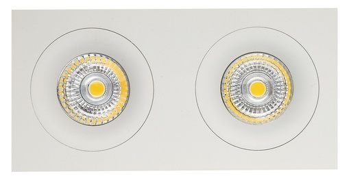 [4014056] ZOOM III inbouwspot wit 2x 5W LED GU10 dimbaar incl.