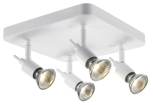 [4014213] SONAR II wit 4x 5W LED GU10 dimbaar incl.