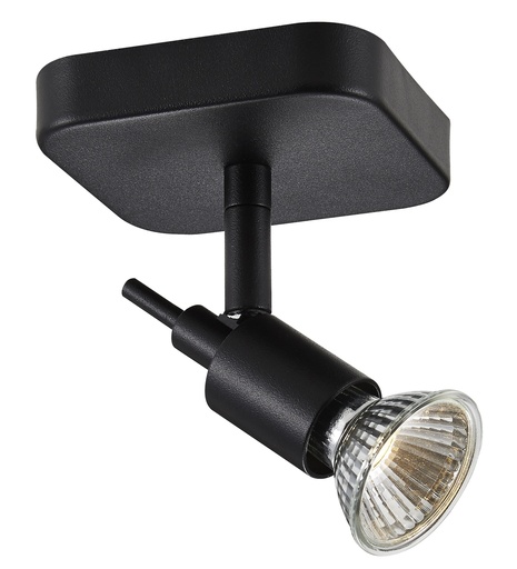 [4014215] SONAR II  zwart 1x 5W LED GU10 dimbaar incl.