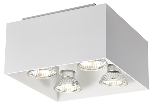 [4014243] KUBO wit 4x 5W LED GU10 dimbaar incl.