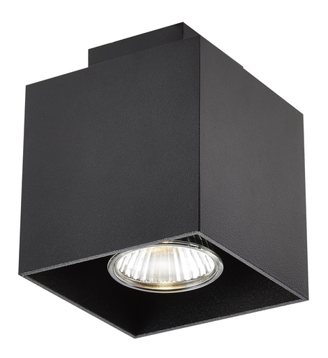 [4014245] KUBO zwart 1x 5W LED GU10 dimbaar incl.