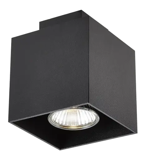 [4014245] KUBO zwart 1x 5W LED GU10 dimbaar incl.