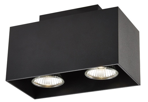 [4014246] KUBO zwart 2x 5W LED GU10 dimbaar incl.