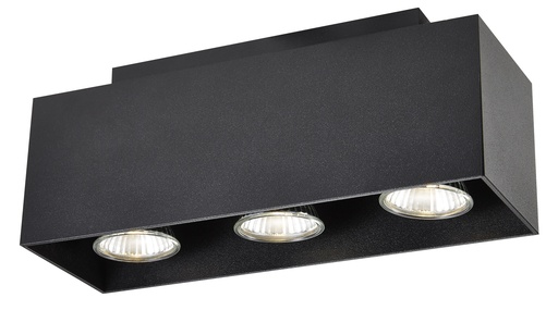 [4014247] KUBO zwart 3x 5W LED GU10 dimbaar incl.