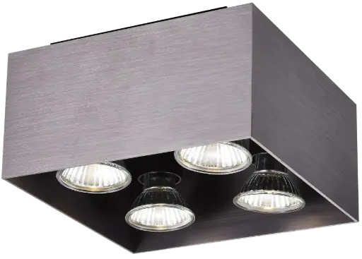 [4014253] KUBO bronze 4x 5W LED GU10 dimmable incl.