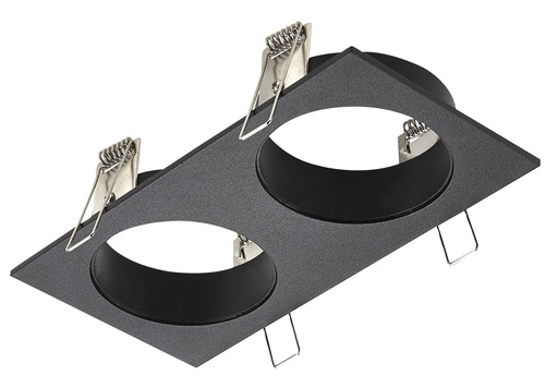 [4014081] ZOOM basis 2L zwart 2x GU10
