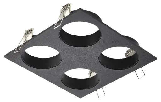 [4014083] ZOOM basis 4L zwart 4x GU10