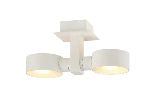 [4012103] NIC-NAC PLAF. 2XG9/2,5W LED wit