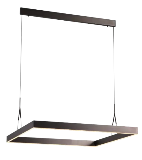 [3300690] PURE LED pendel vierkant 90x90 42W brons