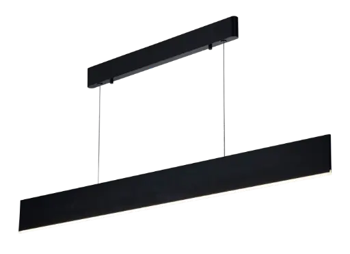 [3300703] PURE LED pendel lang 120cm 26W zwart
