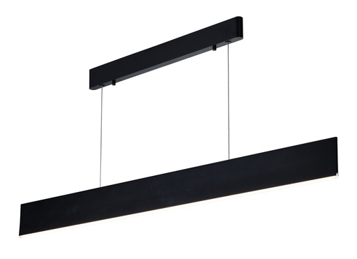 [3300703] PURE LED pendel lang 120cm 26W zwart