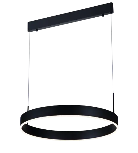 [3300706] PURE LED pendel rond D60 22W zwart