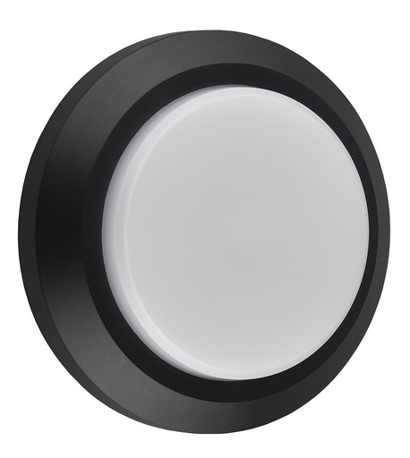 [3390005] NOKI Wandlicht rond zwart SMD LED 470Lm 3,8W IP65