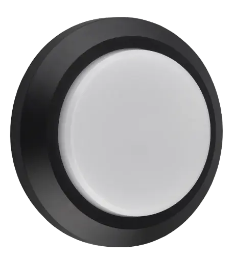 [3390005] NOKI Wandlicht rond zwart SMD LED 470Lm 3,8W IP65