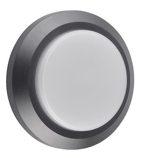 [3390006] NOKI Wandlicht rond grijs SMD LED 470Lm 3,8W IP65