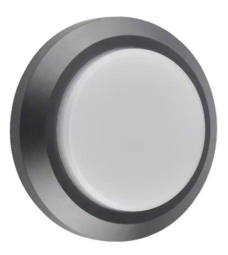 [3390006] NOKI Wandlicht rond grijs SMD LED 470Lm 3,8W IP65