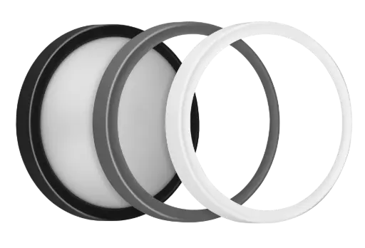 [3390020] MILO Wandlicht rond zwart/grijs/wit SMD LED 880Lm 7,8W IP65