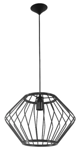[3403521] STRINGS pendel zwart 1xE27 diam 37cm