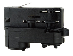 [TR0023B] TRACK 3 fase adapter zwart