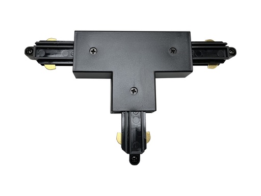 [TR0116B] TRACK mono fase T-connector buiten aarding zwart